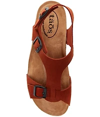 Taos Footwear MVP Suede Cork Sandals