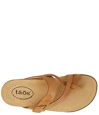 Taos Footwear Perfect Leather Toe Loop Sandals