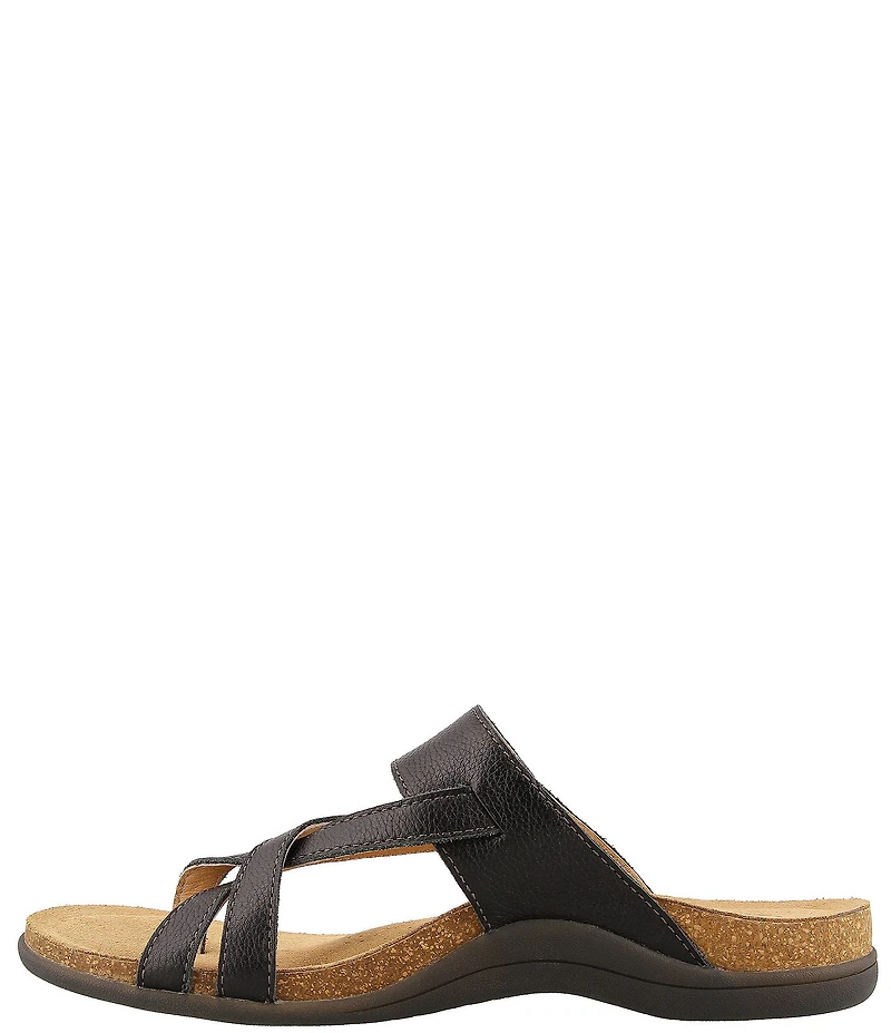 Taos Footwear Perfect Leather Toe Loop Sandals