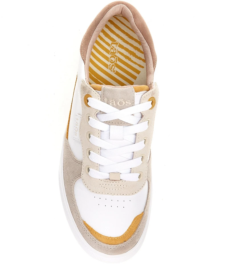 Taos Footwear Pop Soul Leather Platform Sneakers