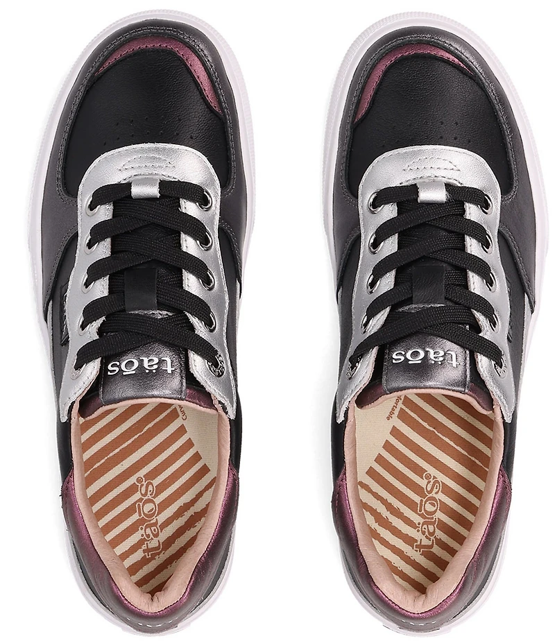 Taos Footwear Pop Soul Metallic Leather Platform Sneakers