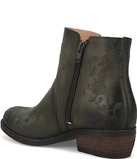 Taos Footwear Privilege Embroidered Floral Leather Booties
