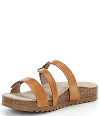 Taos Footwear Ringslide Leather Slide Sandals