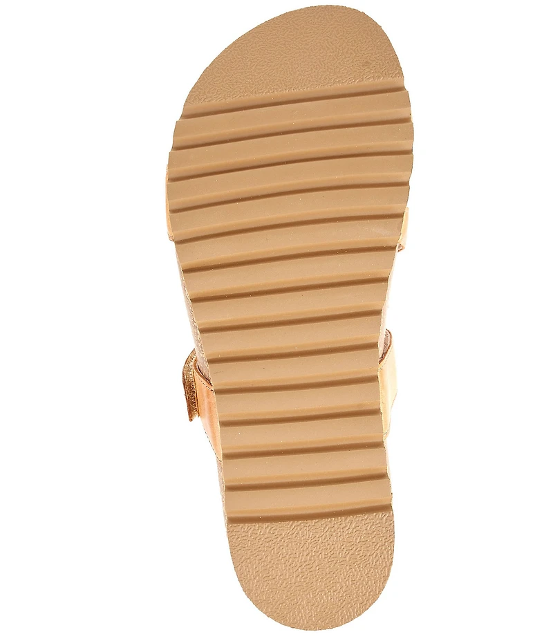 Taos Footwear Ringslide Leather Slide Sandals