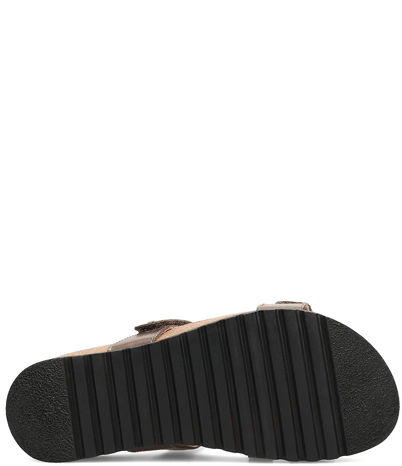 Taos Footwear Ringslide Leather Slide Sandals