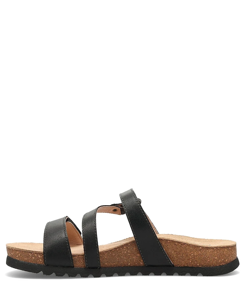 Taos Footwear Ringslide Leather Slide Sandals
