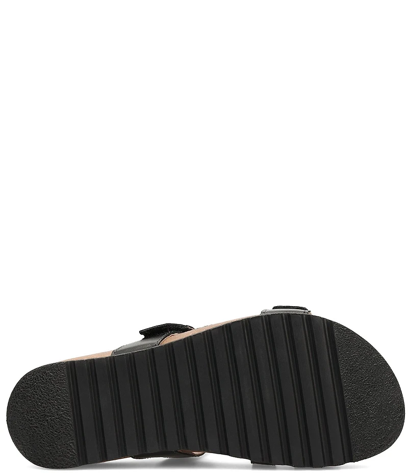 Taos Footwear Ringslide Leather Slide Sandals