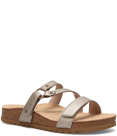 Taos Footwear Ringslide Leather Slide Sandals