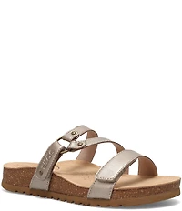 Taos Footwear Ringslide Leather Slide Sandals