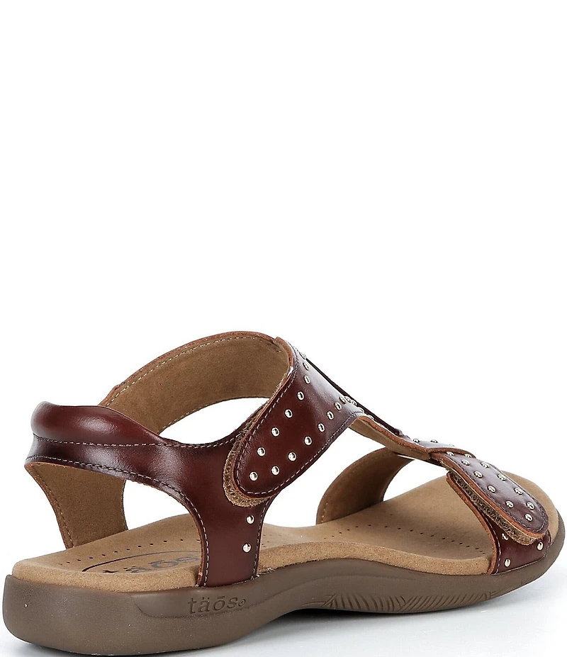 Taos Footwear Showstopper Studded Leather Sandals