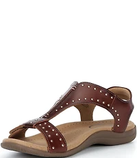 Taos Footwear Showstopper Studded Leather Sandals