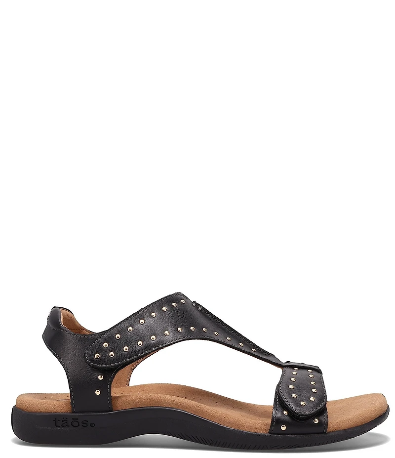Taos Footwear Showstopper Studded Leather Sandals