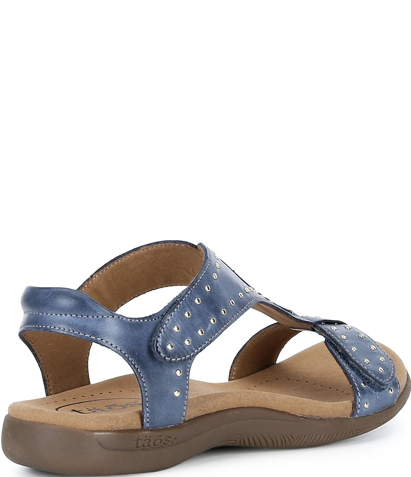 Taos Footwear Showstopper Studded Leather Sandals