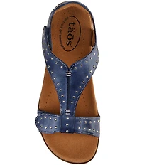 Taos Footwear Showstopper Studded Leather Sandals