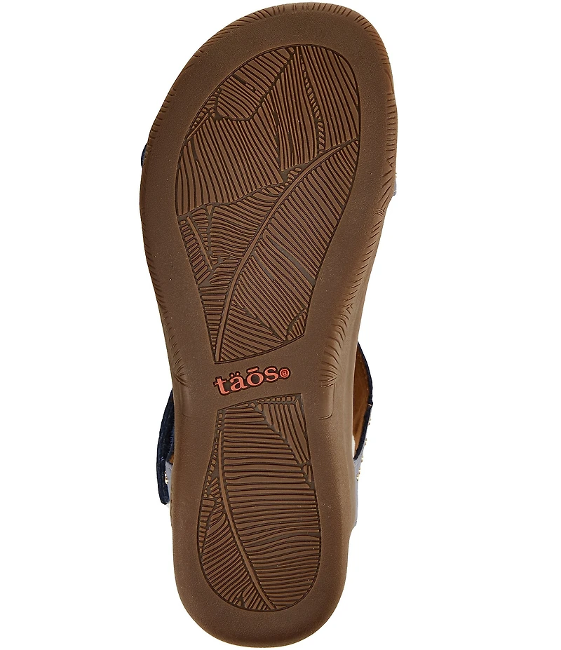 Taos Footwear Showstopper Studded Leather Sandals