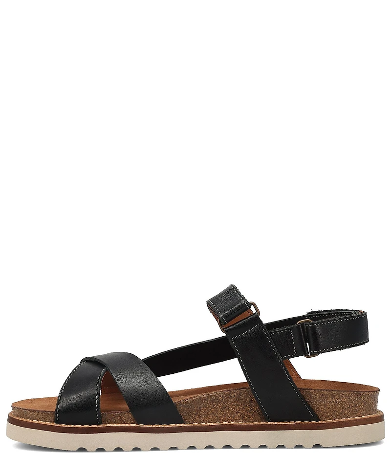 Taos Footwear Sideways Leather Sandals