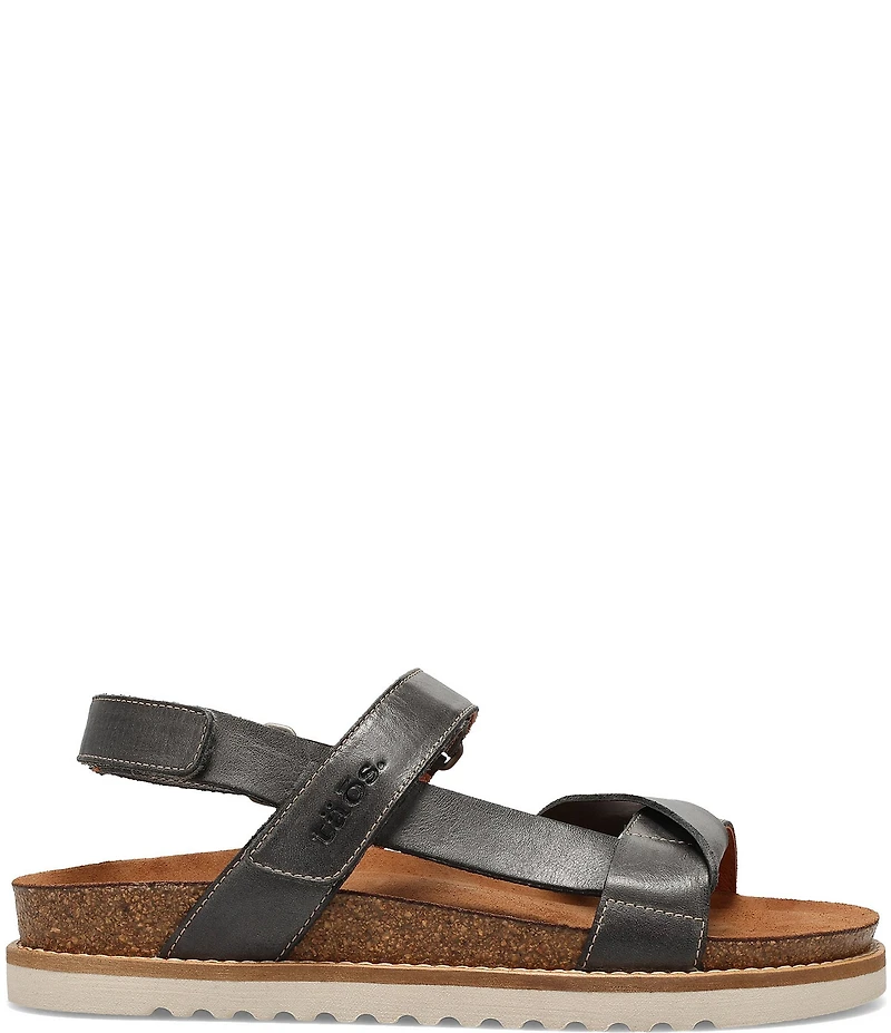 Taos Footwear Sideways Leather Sandals