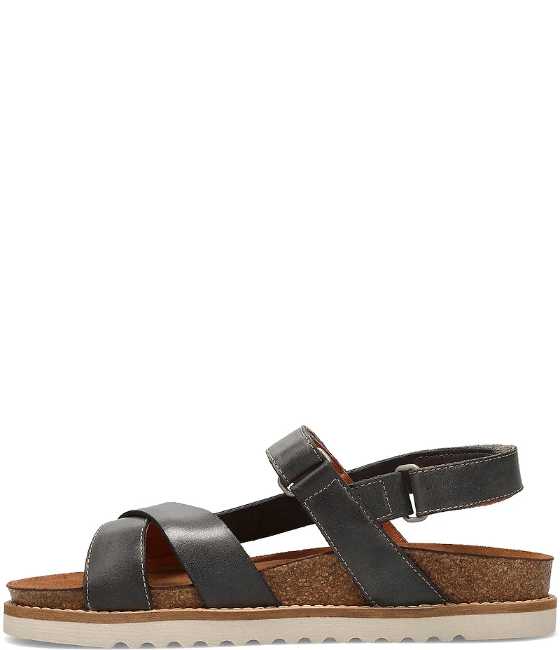 Taos Footwear Sideways Leather Sandals