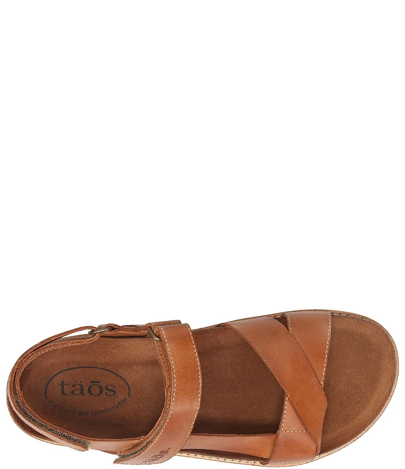 Taos Footwear Sideways Leather Sandals