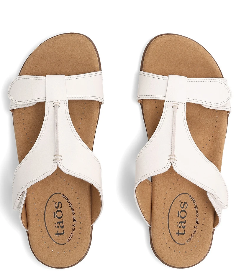 Taos Footwear Slide Show Leather Sandals