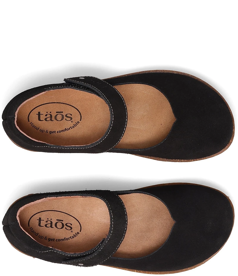 Taos Footwear Success Suede Mary Jane Flats