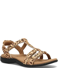 Taos Footwear Trophy 2 Cheetah Print Calf Hair Sandals