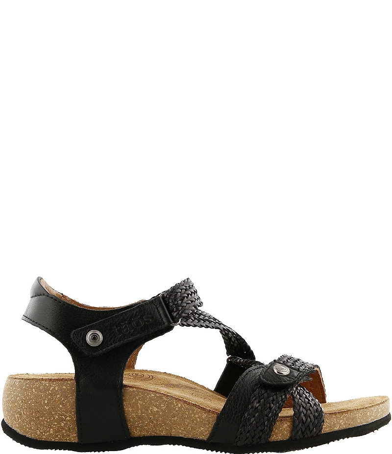 Taos Footwear Trulie Woven Leather Sandals