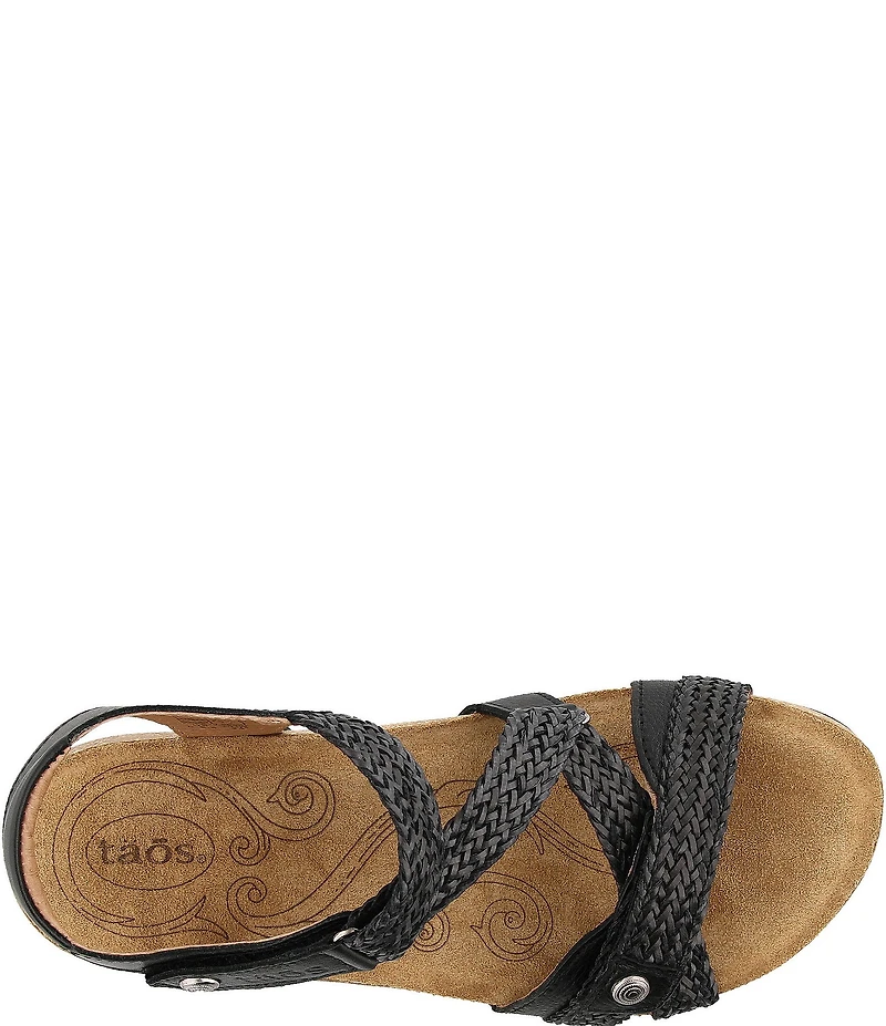 Taos Footwear Trulie Woven Leather Sandals