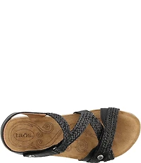 Taos Footwear Trulie Woven Leather Sandals