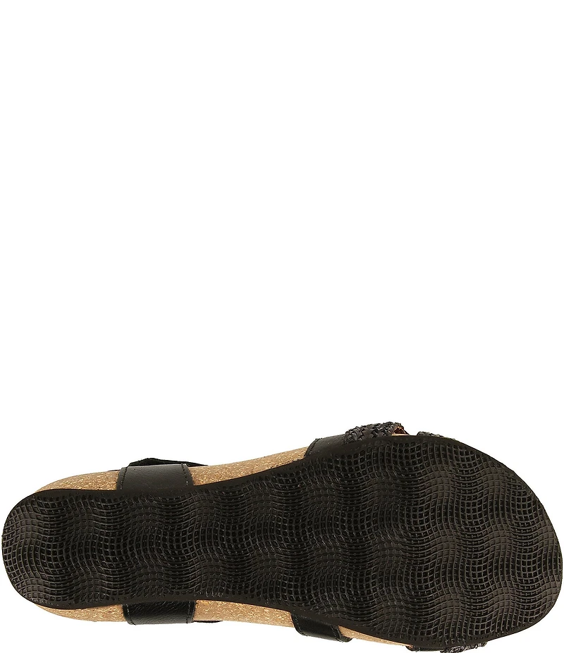 Taos Footwear Trulie Woven Leather Sandals