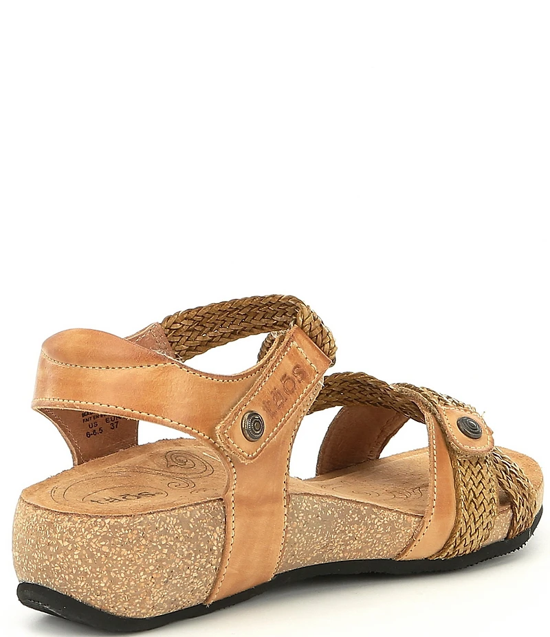 Taos Footwear Trulie Woven Leather Sandals