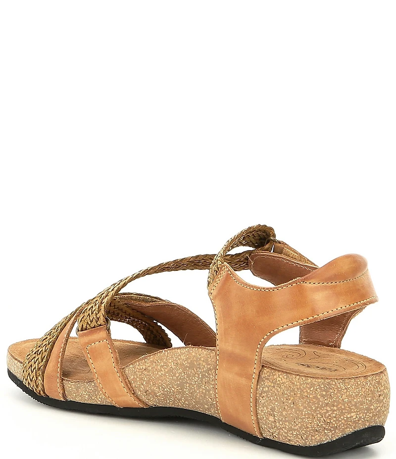 Taos Footwear Trulie Woven Leather Sandals