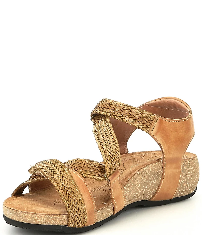 Taos Footwear Trulie Woven Leather Sandals