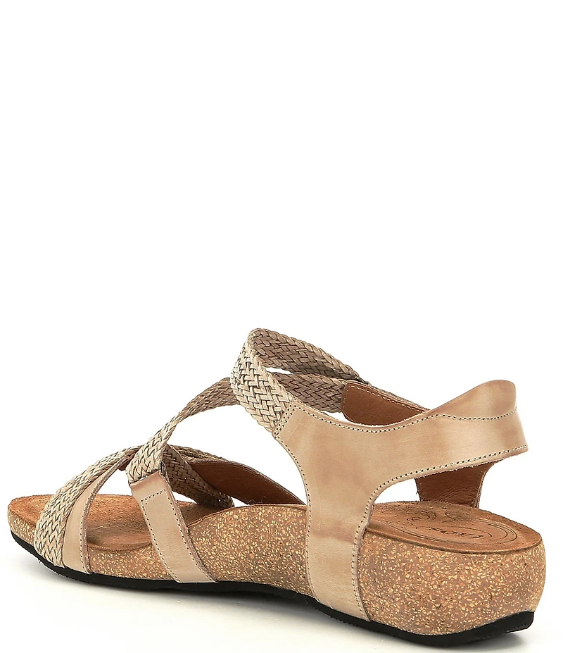 Taos Footwear Trulie Woven Leather Sandals