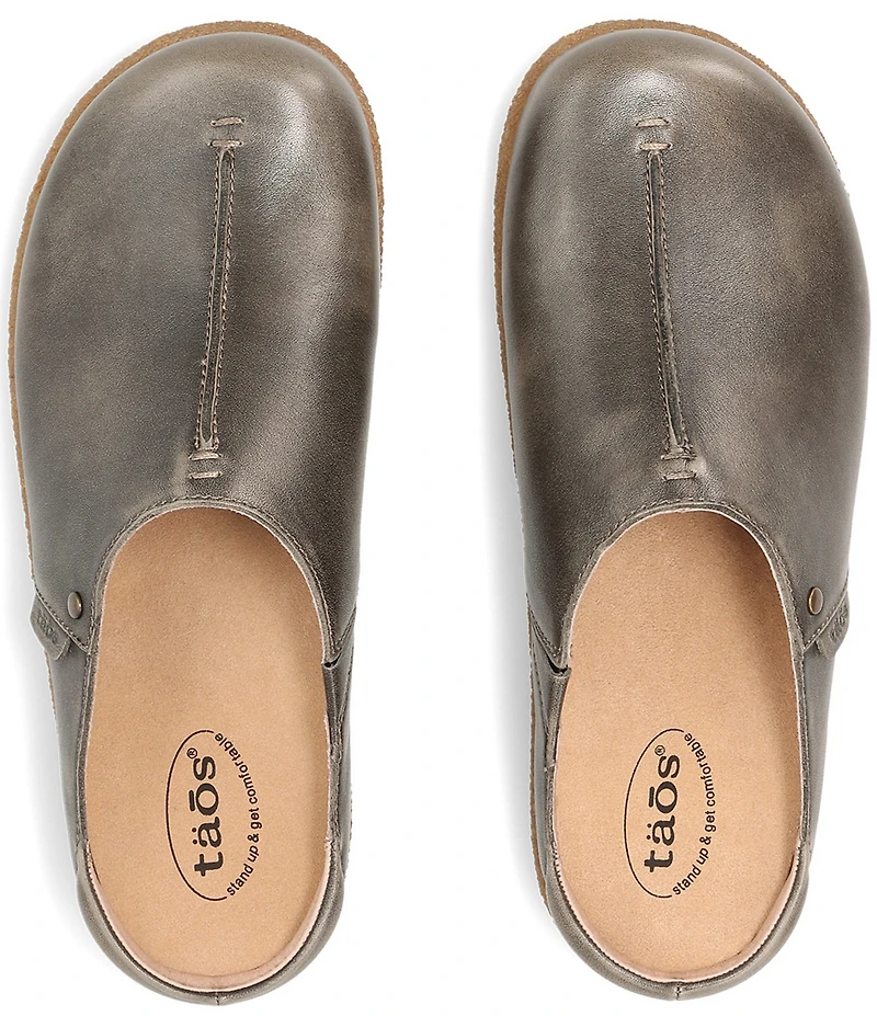 Taos Footwear Upside Leather Mule Clogs