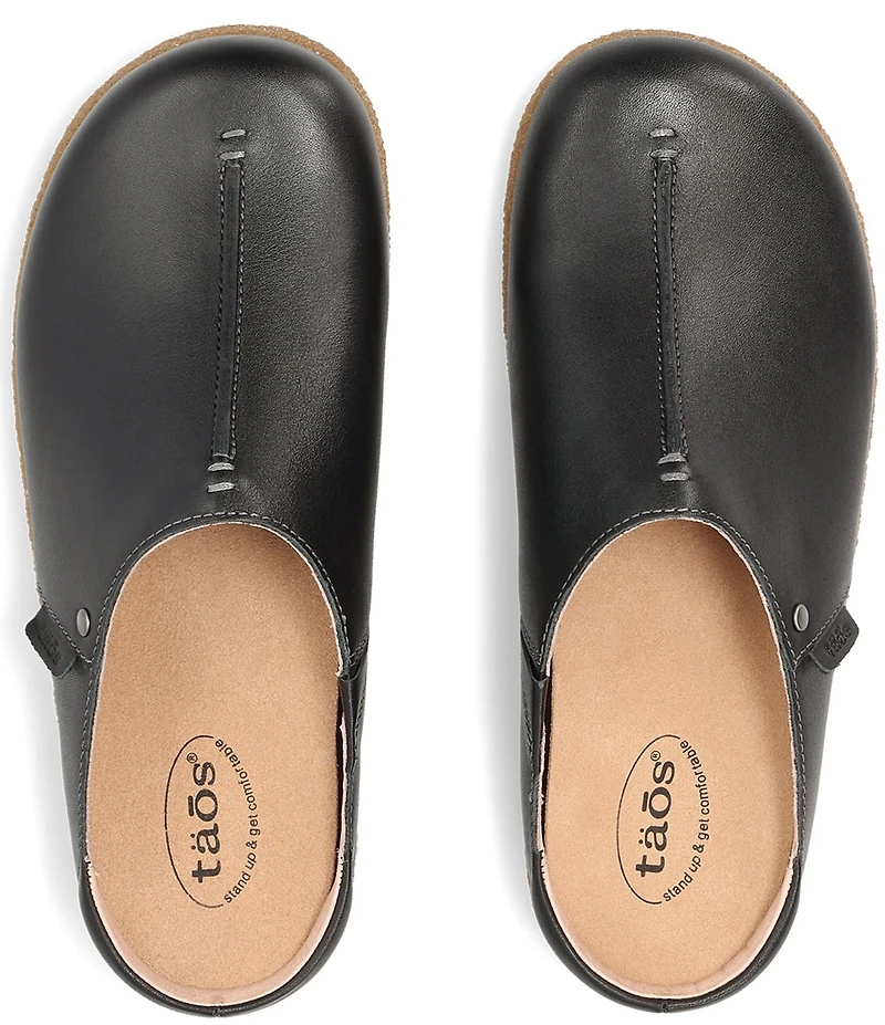 Taos Footwear Upside Leather Mule Clogs