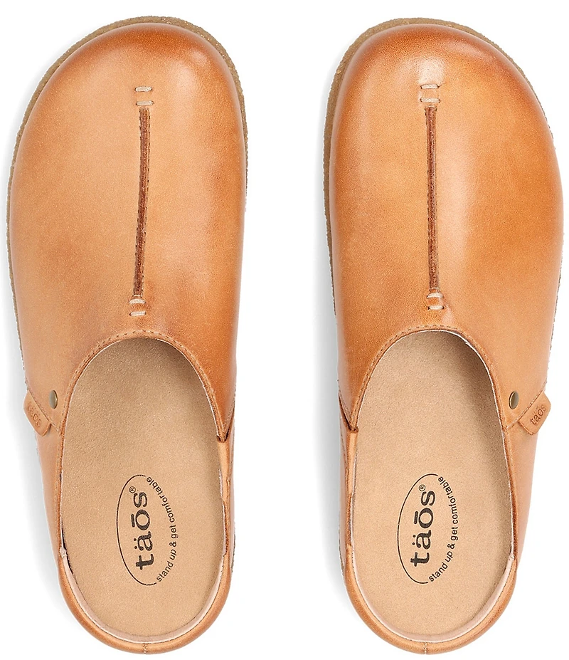 Taos Footwear Upside Leather Mule Clogs