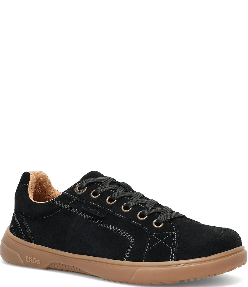 Taos Footwear Women's Champ Suede Lace Up Sneakers