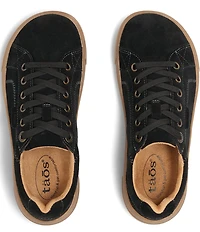 Taos Footwear Women's Champ Suede Lace Up Sneakers