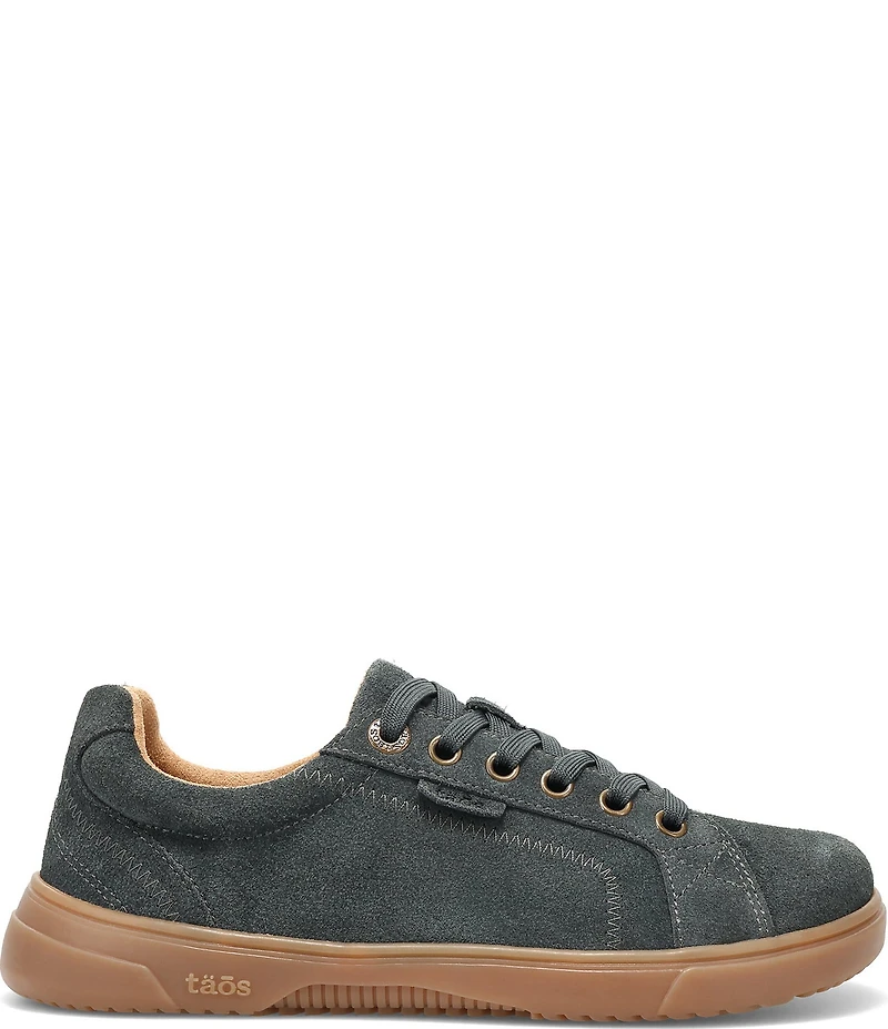 Taos Footwear Women's Champ Suede Lace Up Sneakers