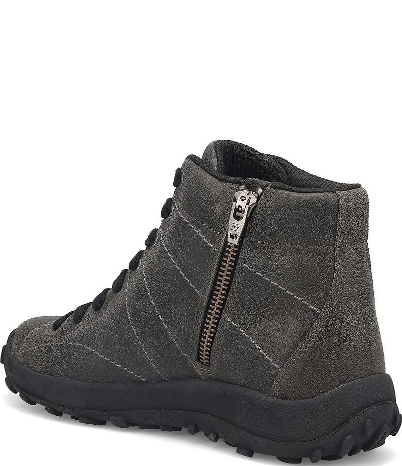 Taos Footwear Women's Trail Mix Distressed Leather All Terrain Ankle Booties