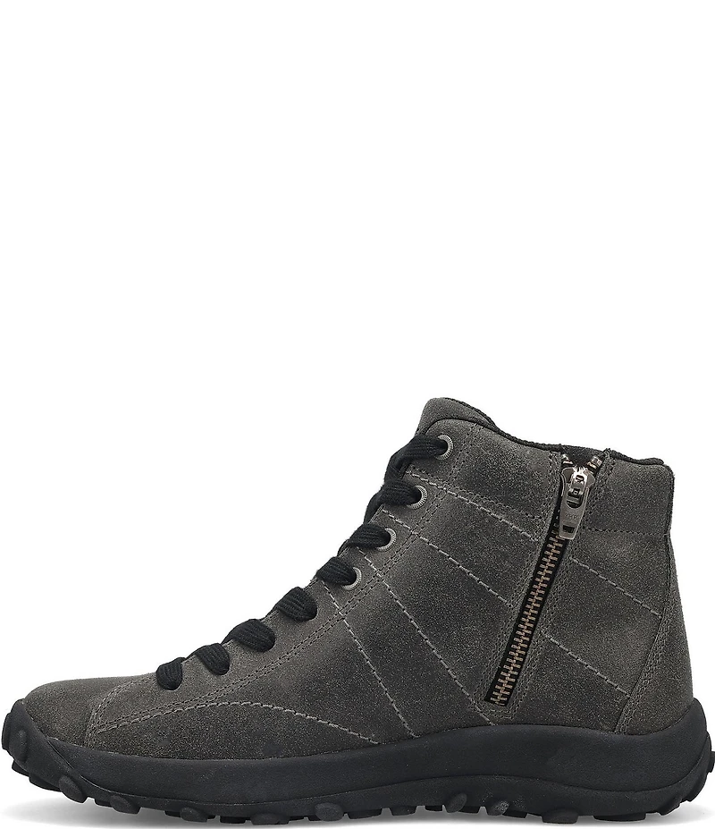 Taos Footwear Women's Trail Mix Distressed Leather All Terrain Ankle Booties