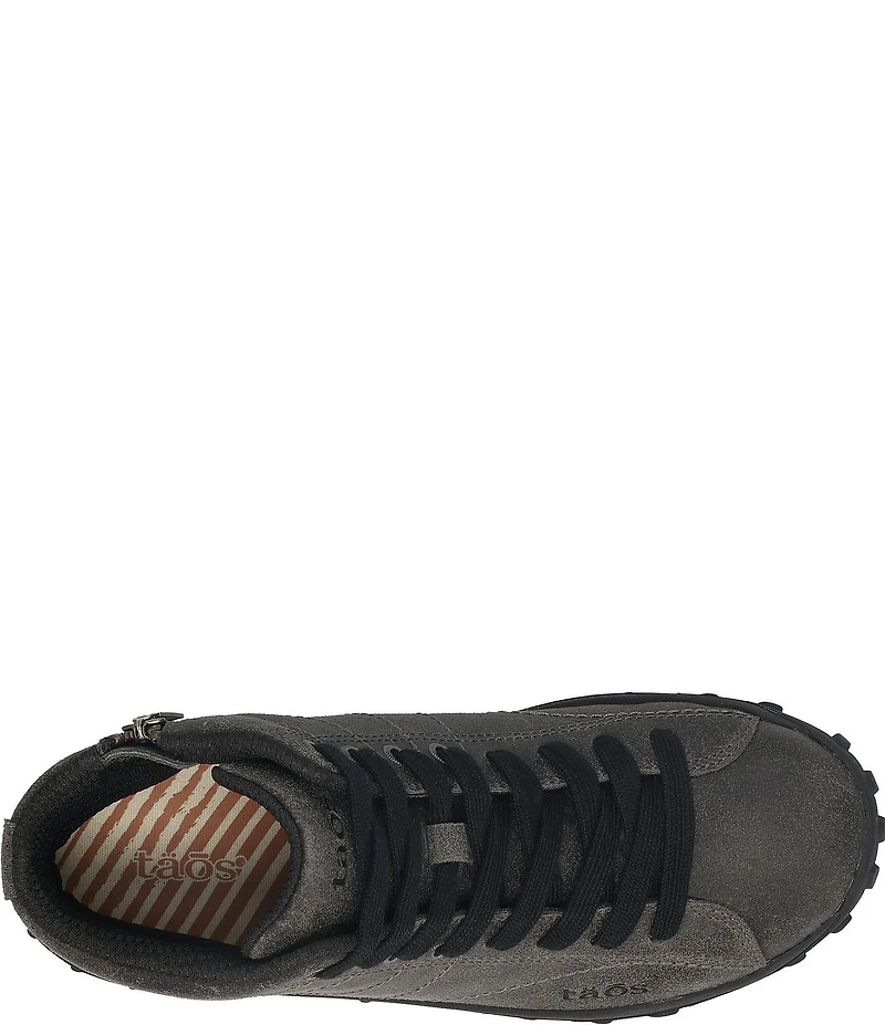 Taos Footwear Women's Trail Mix Distressed Leather All Terrain Ankle Booties