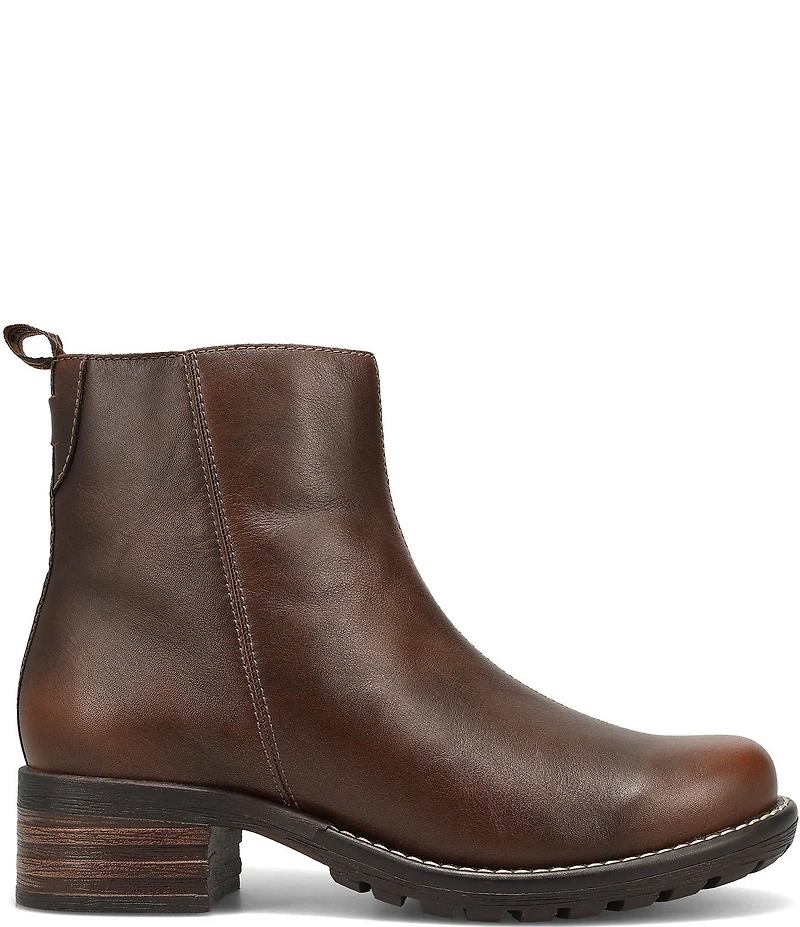 Taos Footwear Women's Uptown Leather Faux Fur Lined Booties