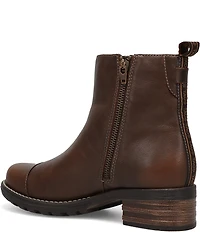 Taos Footwear Women's Uptown Leather Faux Fur Lined Booties