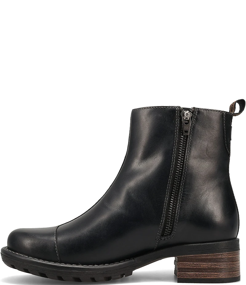 Taos Footwear Women's Uptown Leather Faux Fur Lined Booties