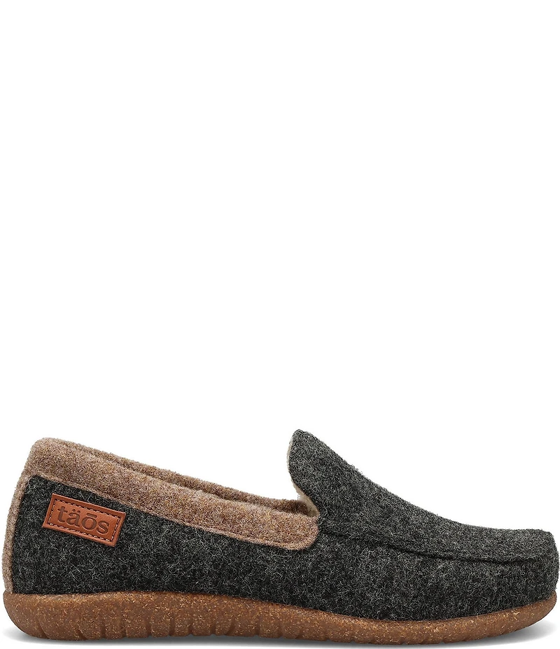 Taos Footwear Women's Woolfer Wool Faux Fur Lined Indoor/Outdoor Loafer Slippers