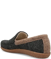 Taos Footwear Women's Woolfer Wool Faux Fur Lined Indoor/Outdoor Loafer Slippers