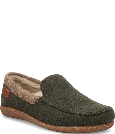 Taos Footwear Women's Woolfer Wool Faux Fur Lined Indoor/Outdoor Loafer Slippers