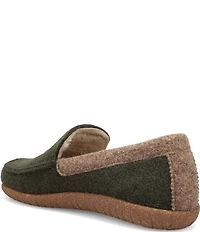 Taos Footwear Women's Woolfer Wool Faux Fur Lined Indoor/Outdoor Loafer Slippers